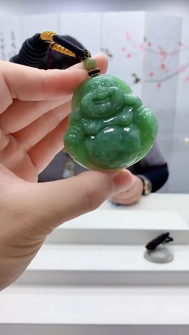 定制翡翠未镶嵌5060bb-毛货挂件28