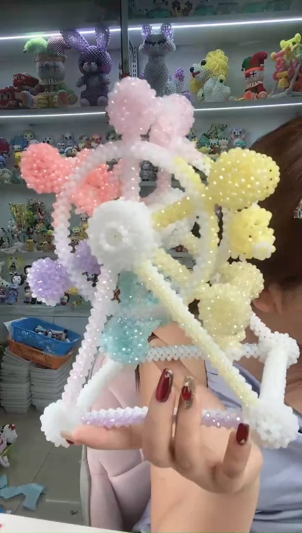 玻璃0419卡4水晶七彩摩天轮材料包1套