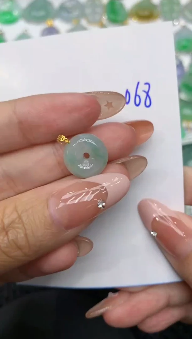 【闪购商品】翡翠颈饰18K金镶嵌111111111