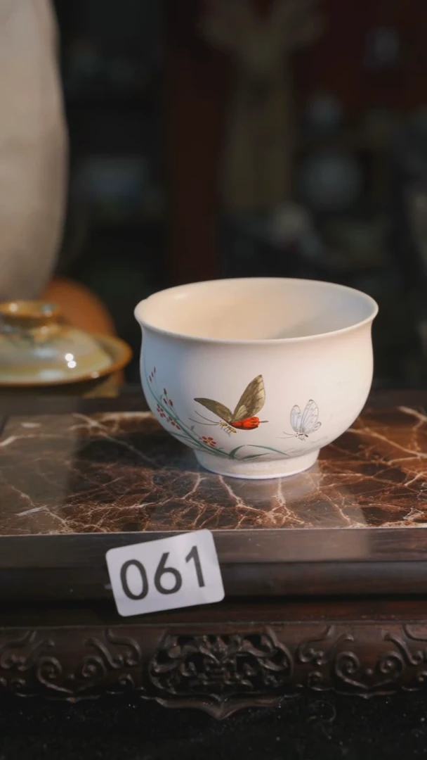 杯子等烟雨陶瓷手作主人杯061