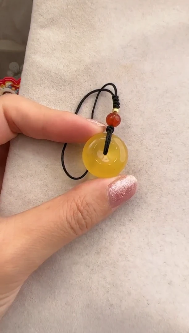 【闪购商品】琥珀裸石未镶嵌10120029-手机坠