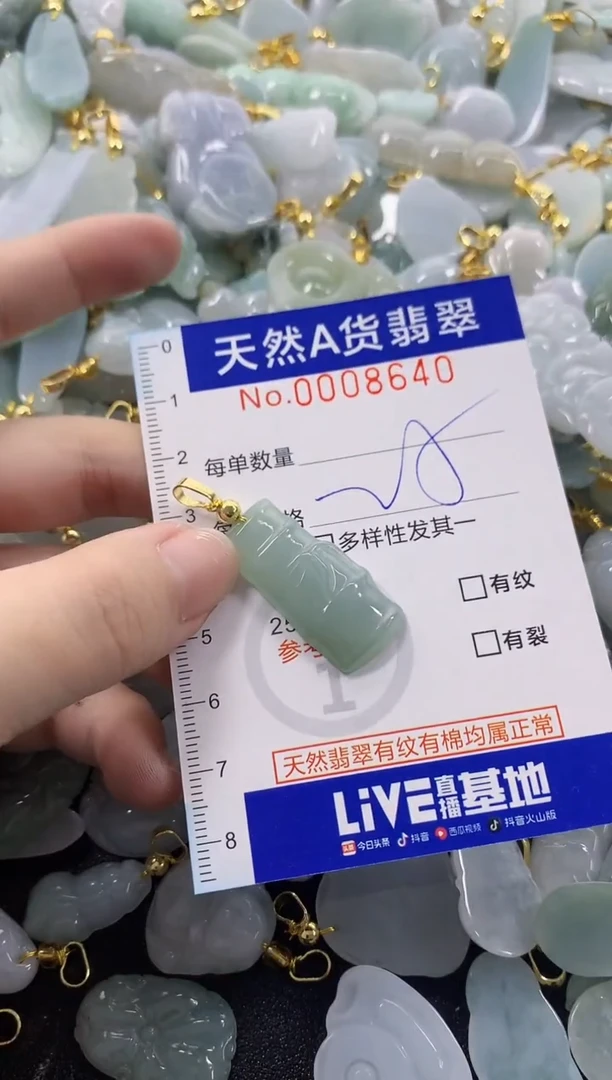 颈饰未镶嵌翡翠天然A货翡翠