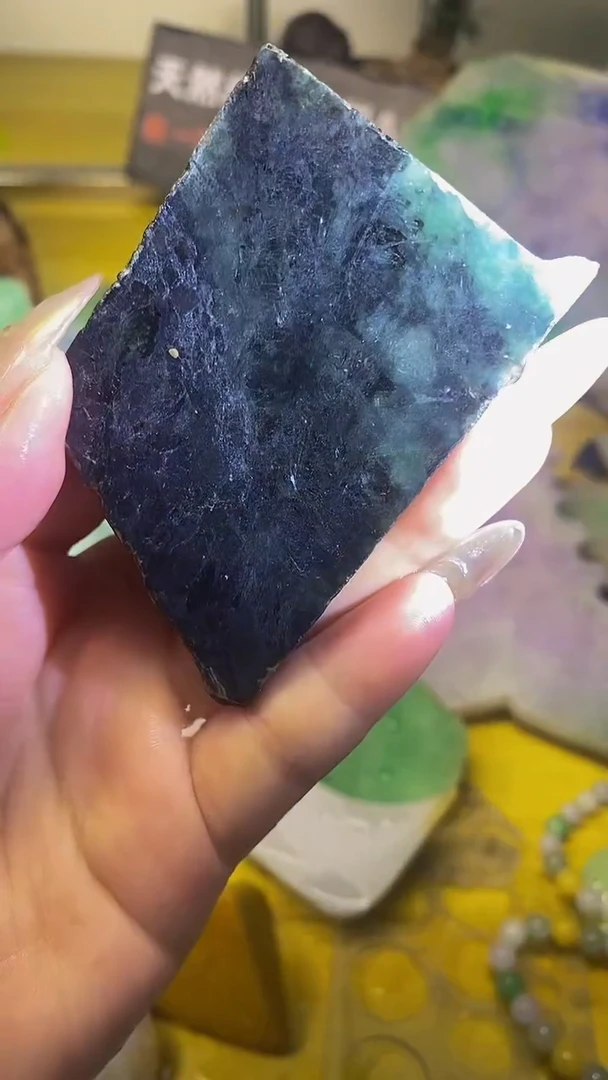 翡翠散珠未镶嵌天然缅甸翡翠A货455