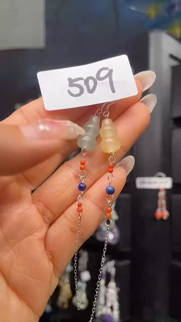 银S925镶嵌耳饰紫晶喜欢拍