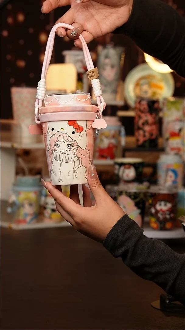 (玉泥）景德镇手工手绘文创陶瓷杯