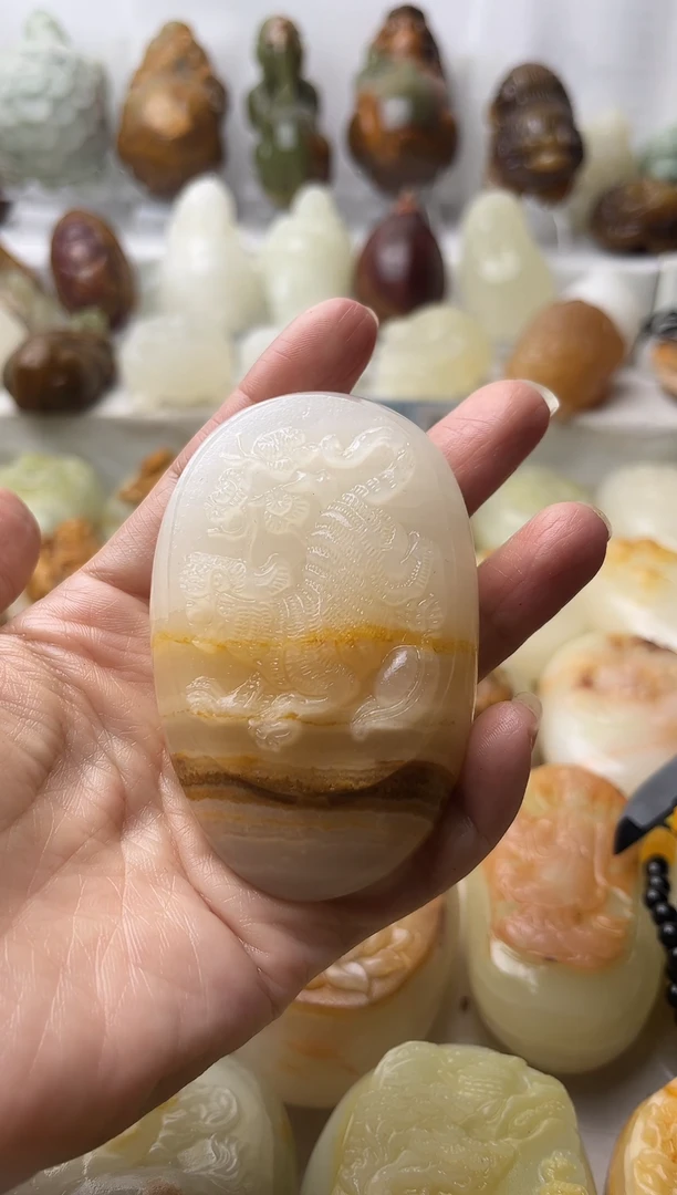 石材方解石棉纹正常不退换虎