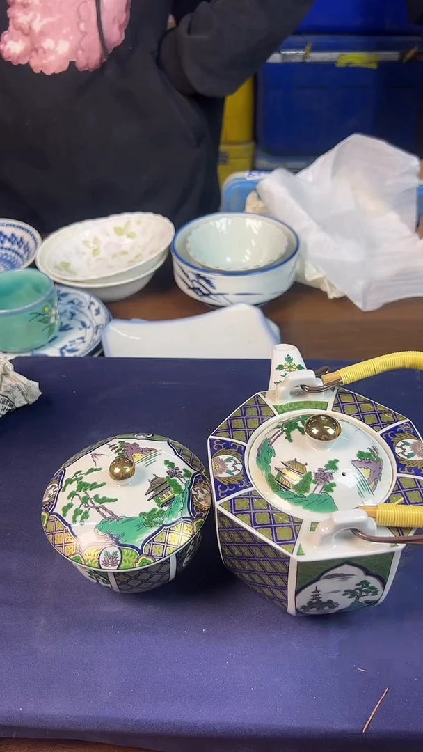 瓷片你****吗一壶一杯一套