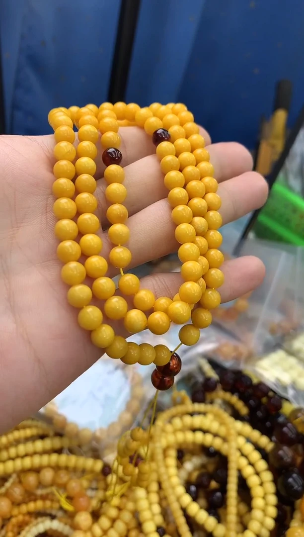 裸石蜜蜡未镶嵌链子