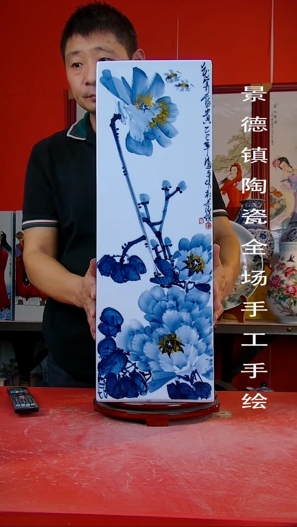 摆件手景德镇陶瓷 全场手工绘26