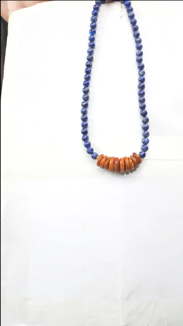 琥珀颈饰未镶嵌多样性发一