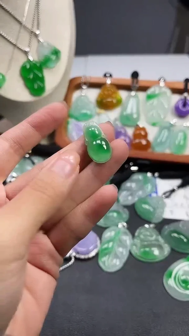 颈饰未镶嵌翡翠  所见即所得 一图一物