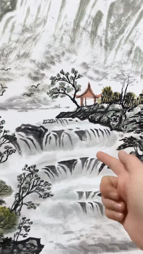 国画李主任宠粉-湖石-4平尺