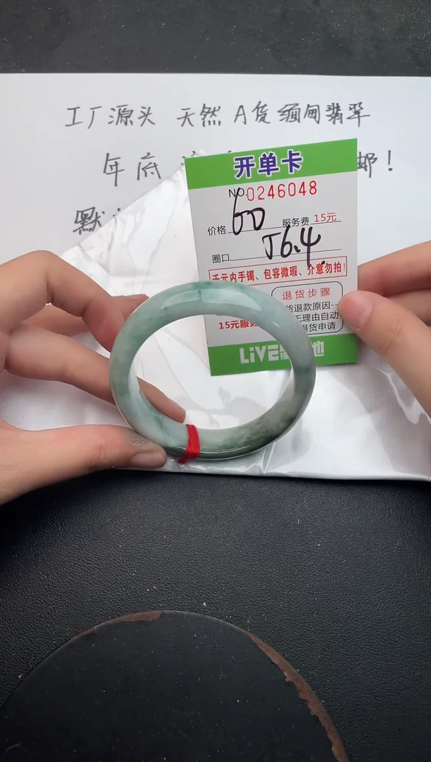 未镶嵌手镯翡翠48