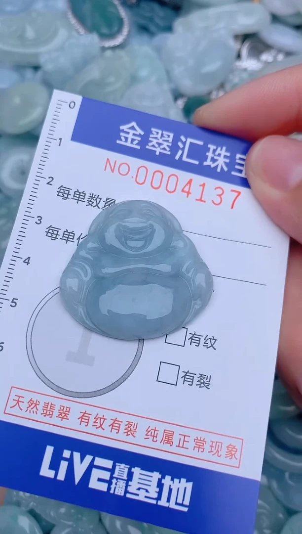 翡翠未镶嵌颈饰4137