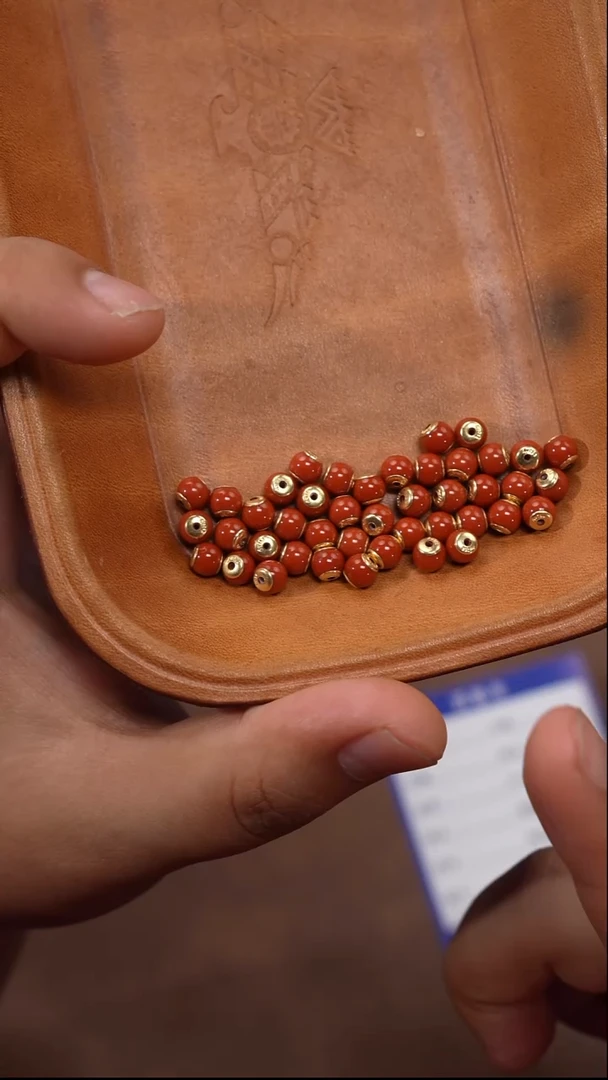 未镶嵌配饰南红玛瑙野**豆8676