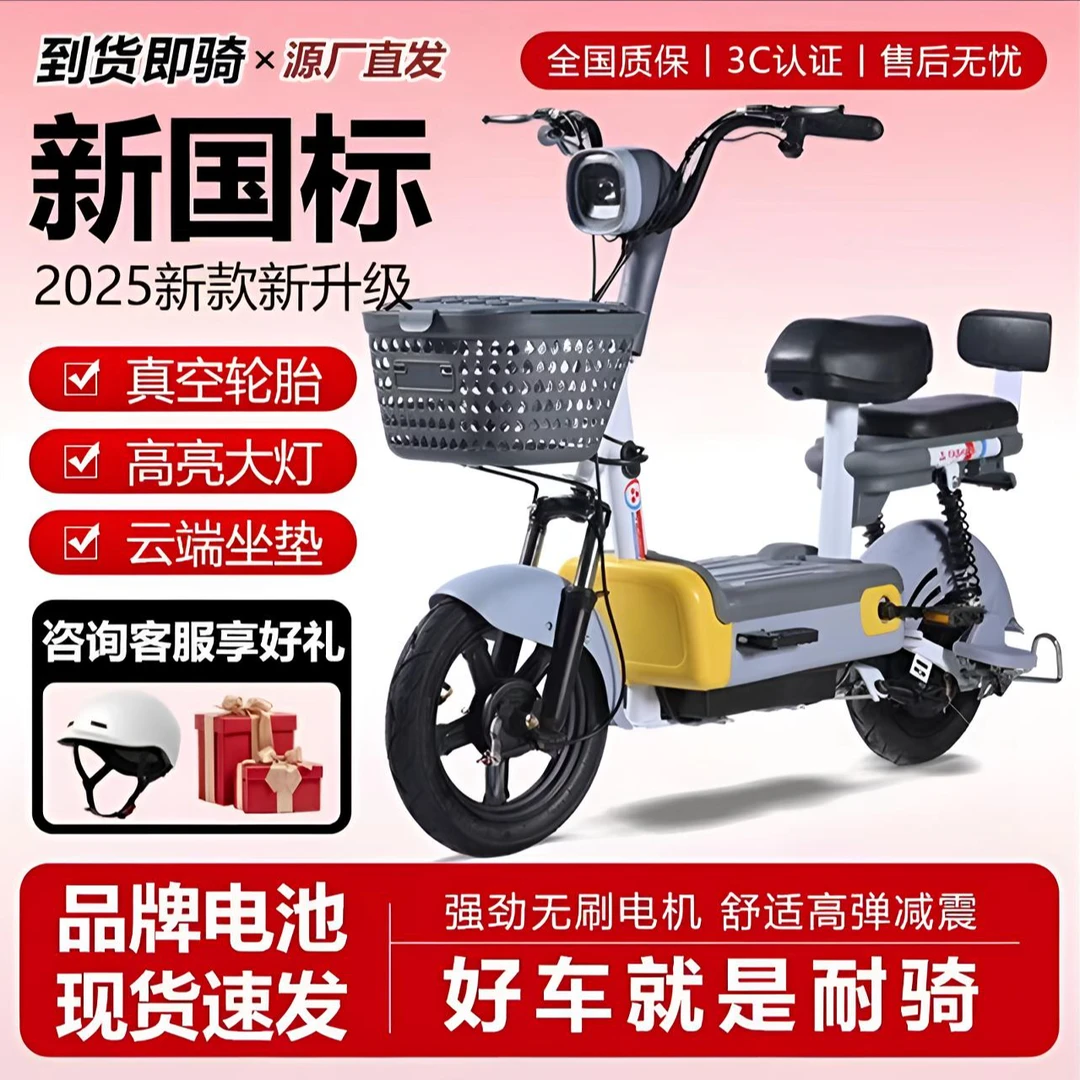 电动车新国标轻便型长跑学生上班电动代步车