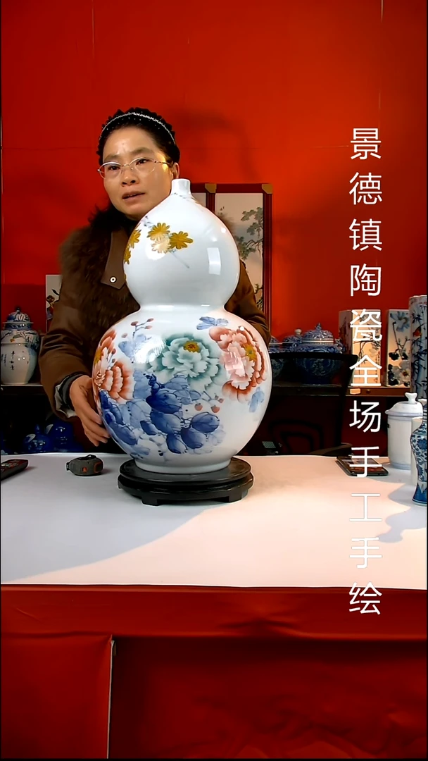 摆件陶瓷景德镇陶瓷 全场手工手绘