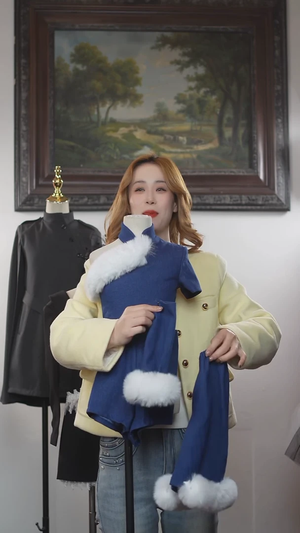 120码牛仔四件套艺桐轩儿童潮服