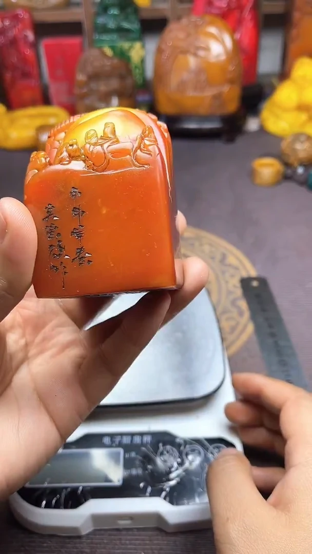 寿山石印石纯天然石料