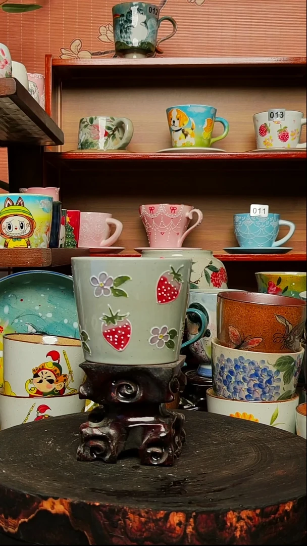 摆件陶景德镇高温创意陶瓷有瑕