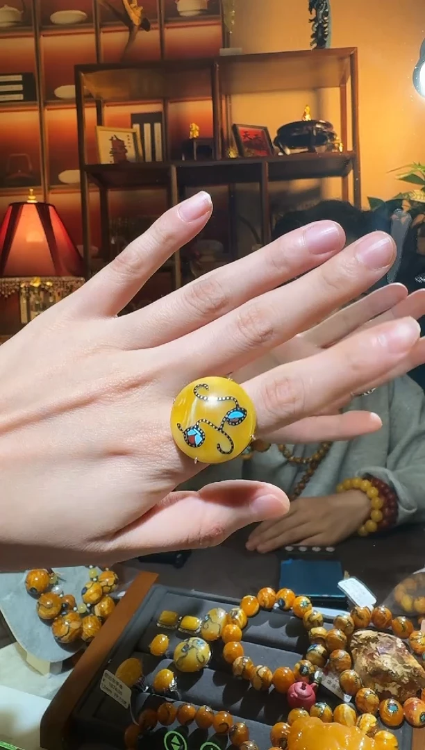 蜜蜡颈饰银S925镶嵌9266选择多样性发货其中一件