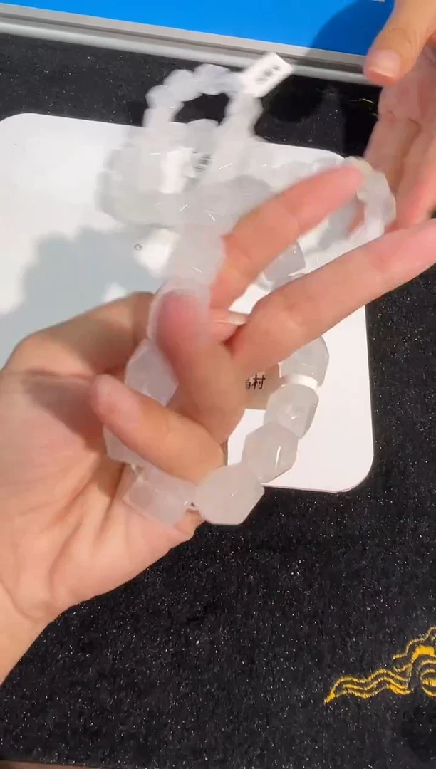 水晶手链未镶嵌1号喜马拉雅白幽灵随行单圈