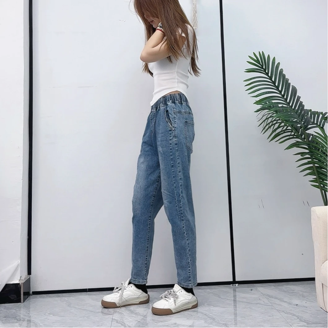 松紧裤 随机发款  小个子高腰显瘦宽松修身休闲