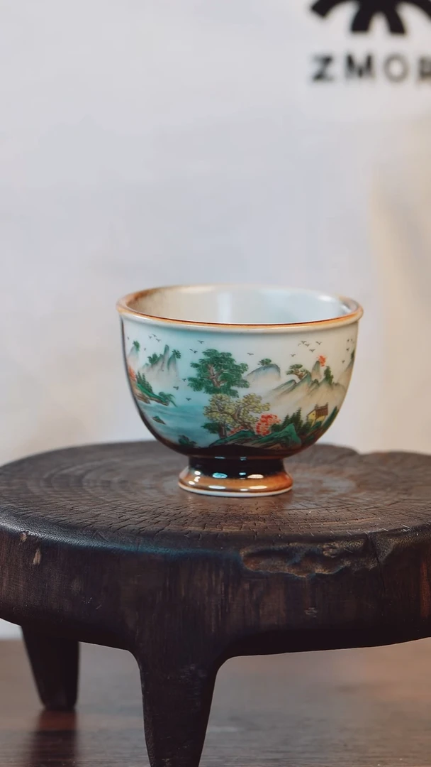 艺然堂手工手绘茶器