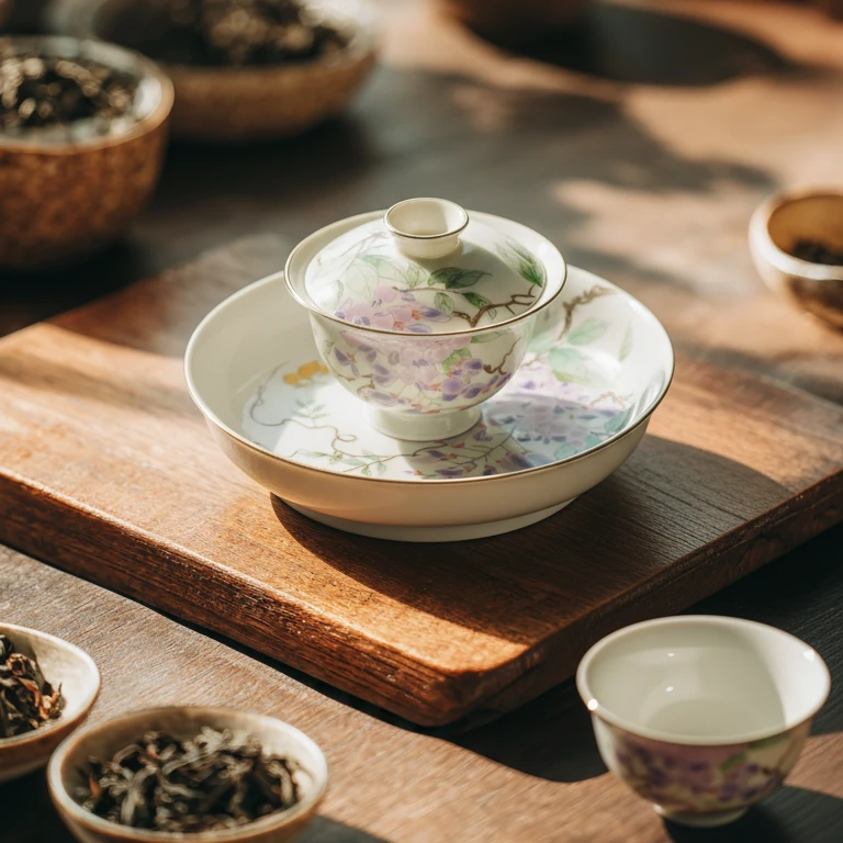 紫萱花系列「雨溪山房」景德镇