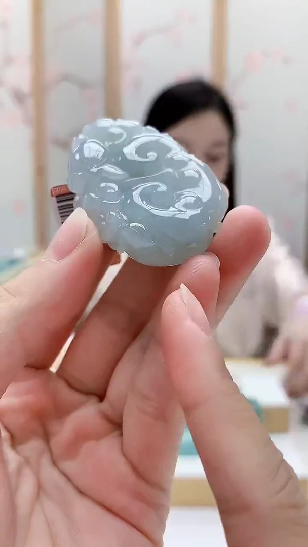 未镶嵌定制翡翠4852lr-毛货挂件111