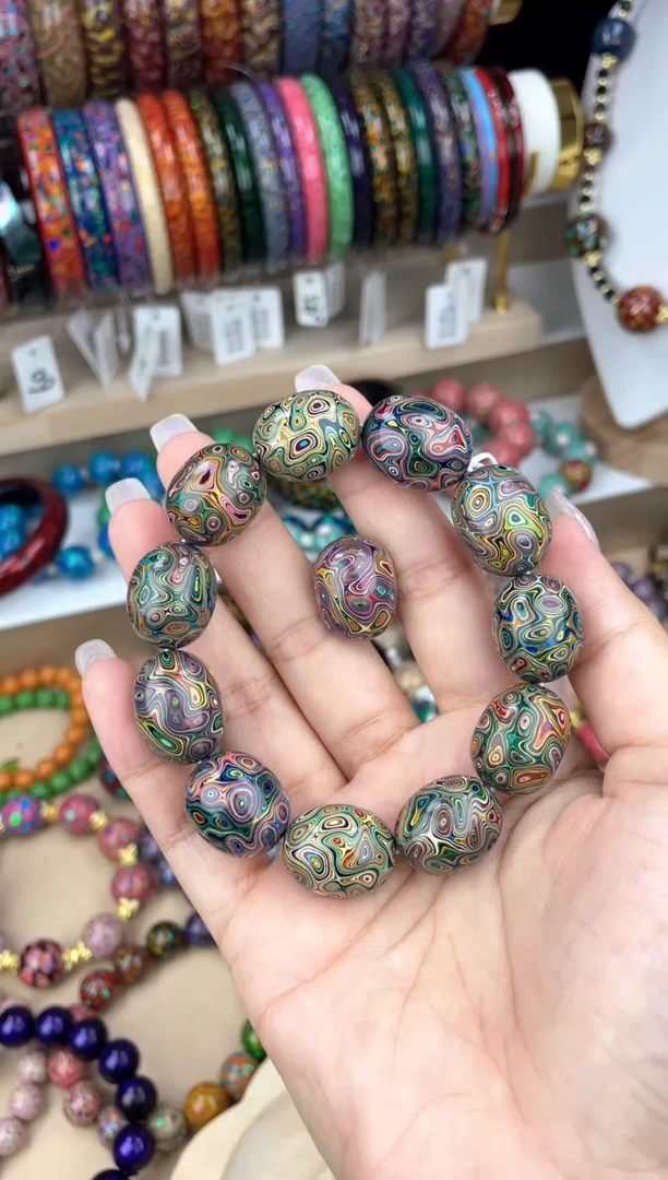 h****h云栖非遗大漆珠枣珠*12颗