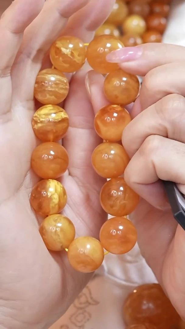 蜜蜡颈饰未镶嵌7839天然蜜蜡珠宝奇石云端妖孽全部保真