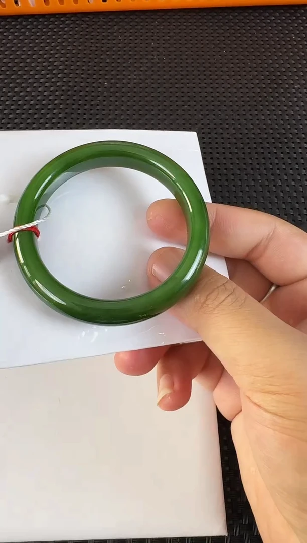 【闪购商品】和田玉（碧玉）手镯未镶嵌约53+MM