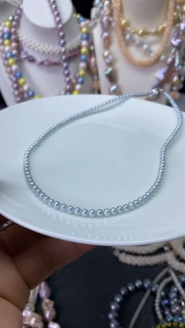 颈饰未镶嵌淡水珍珠多人