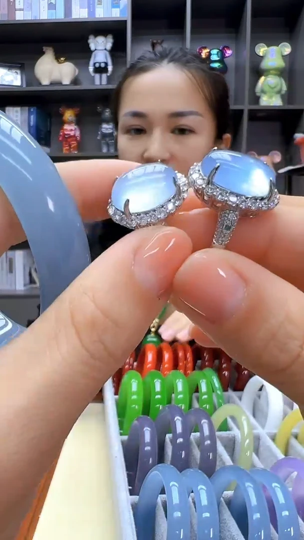 翡翠银S925镶嵌颈饰丹丹diy劲饰