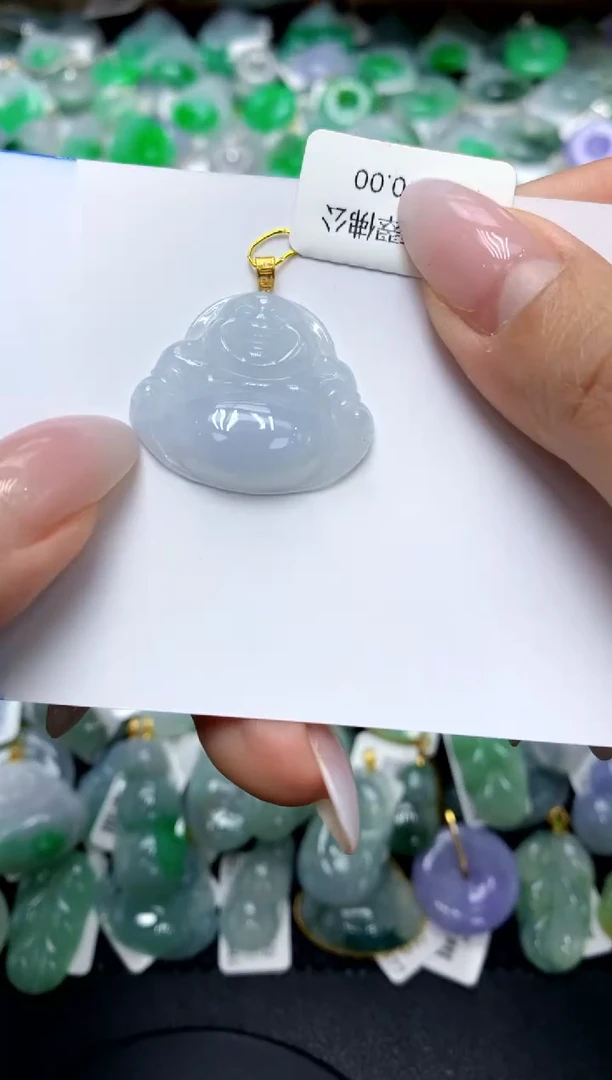 翡翠18K金镶嵌颈饰11111111111111