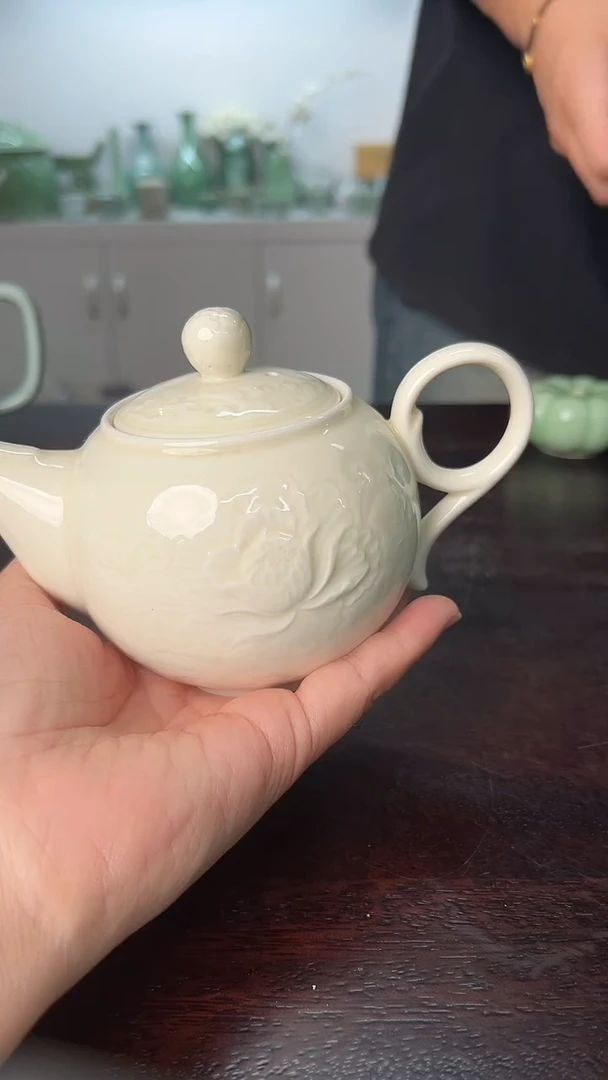 龙泉云间青瓷小米茶器