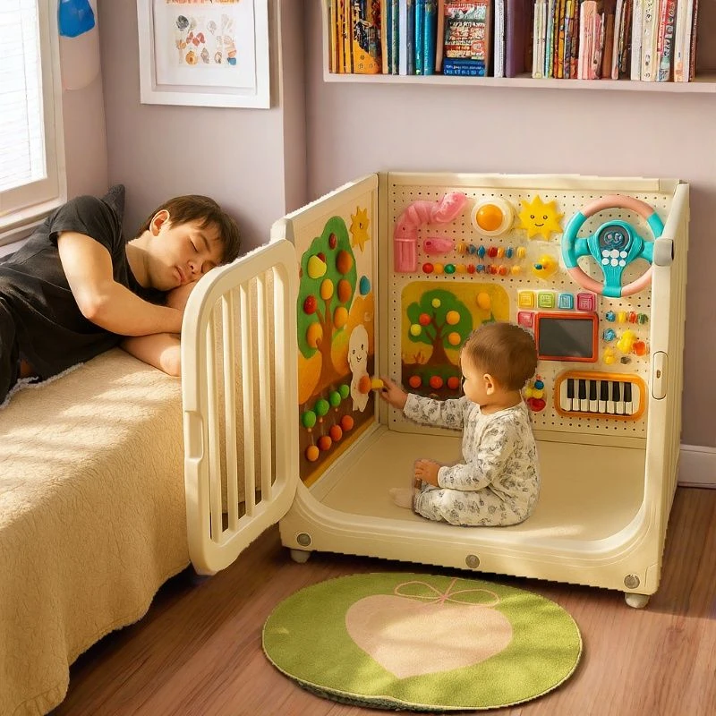 【解救全职妈妈神器】1-2岁宝宝忙碌板 幼儿园礼物洞洞板益智玩具墙