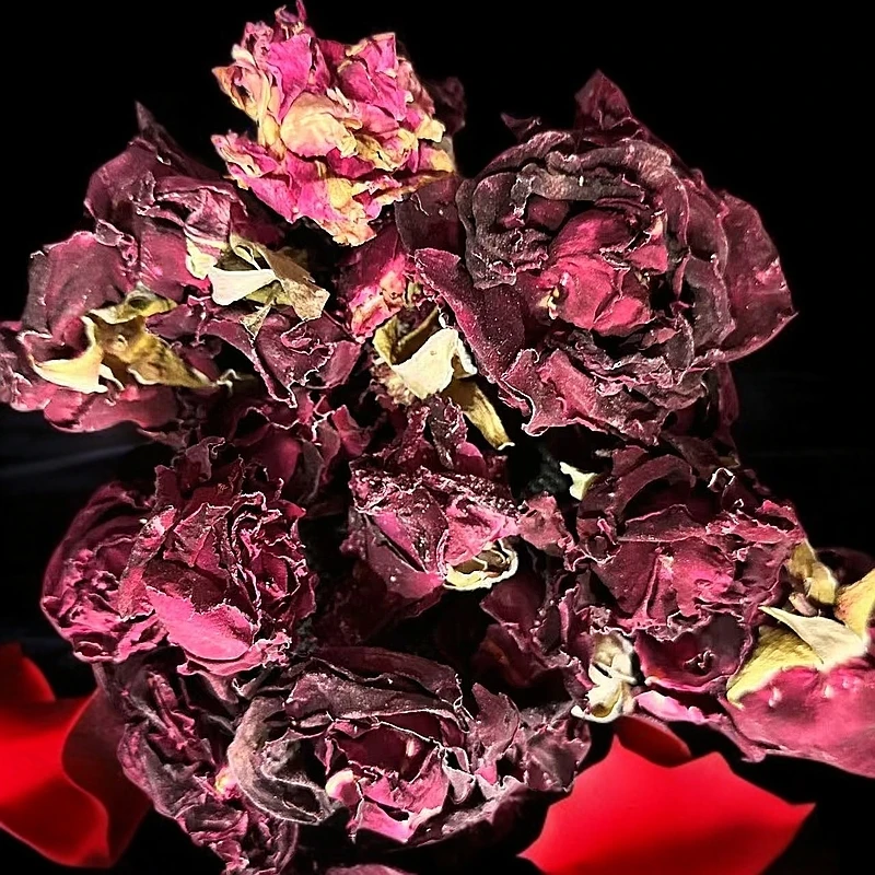 [2025年4月新货】云南墨红玫瑰高花青素 500g