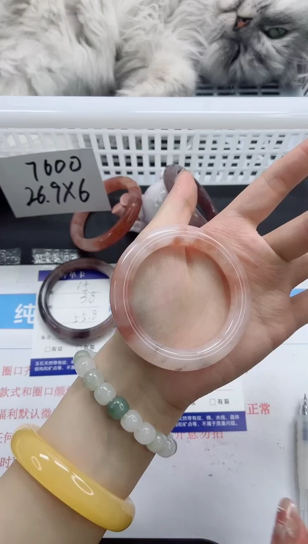 【闪购商品】石英质玉手镯未镶嵌k16-52.7