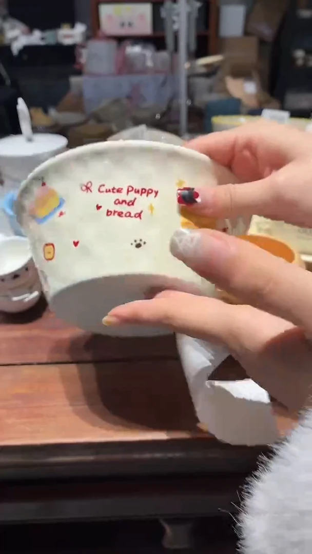 瓷008 手捏碗 瑕疵