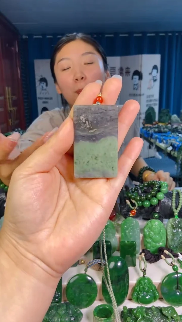 和田玉未镶嵌挂件1