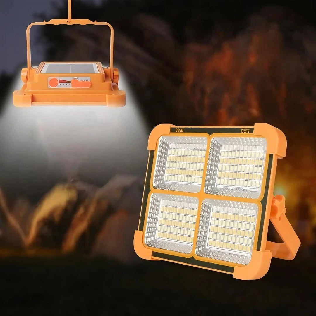 太阳能充电照明灯USB充电应急灯防水户外帐篷露营灯营地灯手提灯