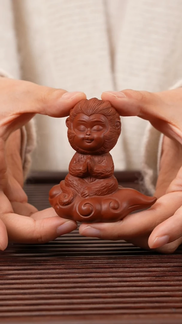 【闪购商品】紫砂茶宠祥云悟空