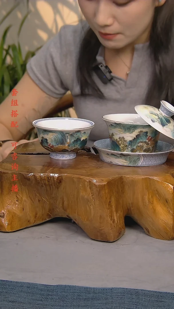 简装家用款2件套 白瓷陶瓷茶具