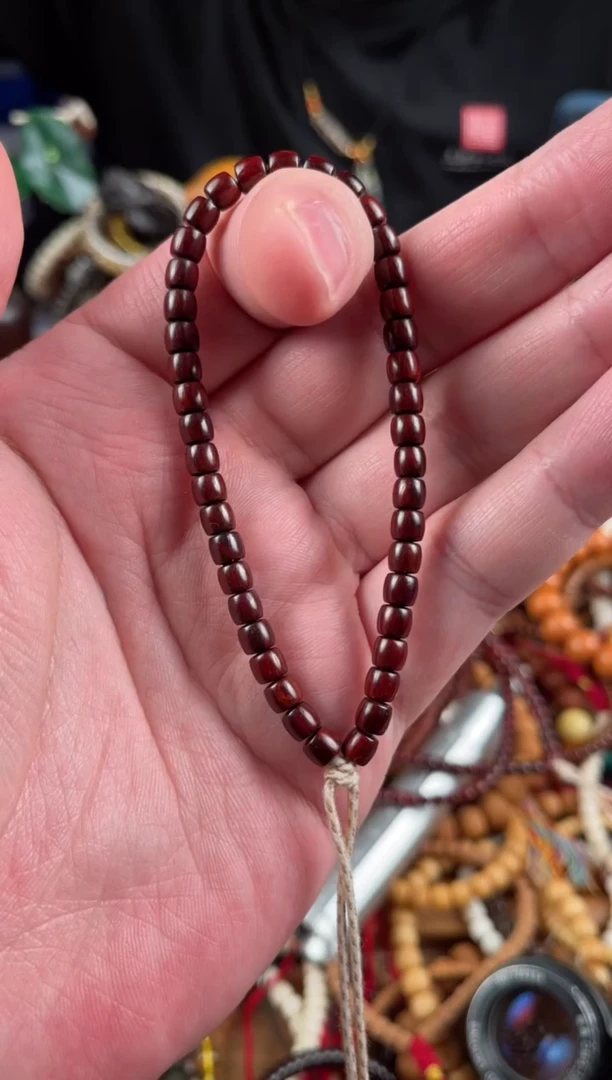【闪购商品】小叶紫檀手串/手链王胖子文玩工作室高油高密手持