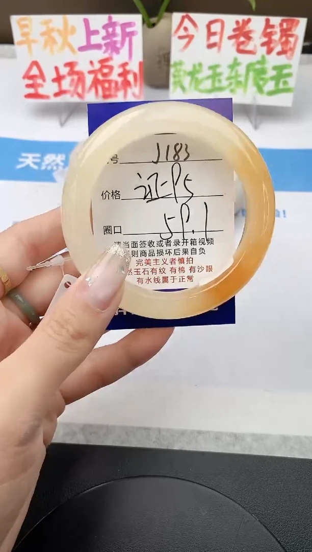 未镶嵌手镯石英质玉j183-HB59+