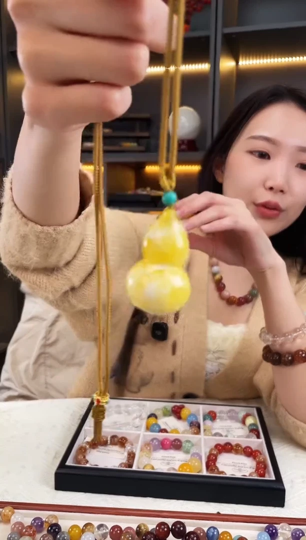 未镶嵌手链水晶葫芦项链