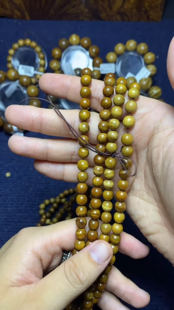 手串/手链楠木（金丝楠）0.8/108颗花纹88