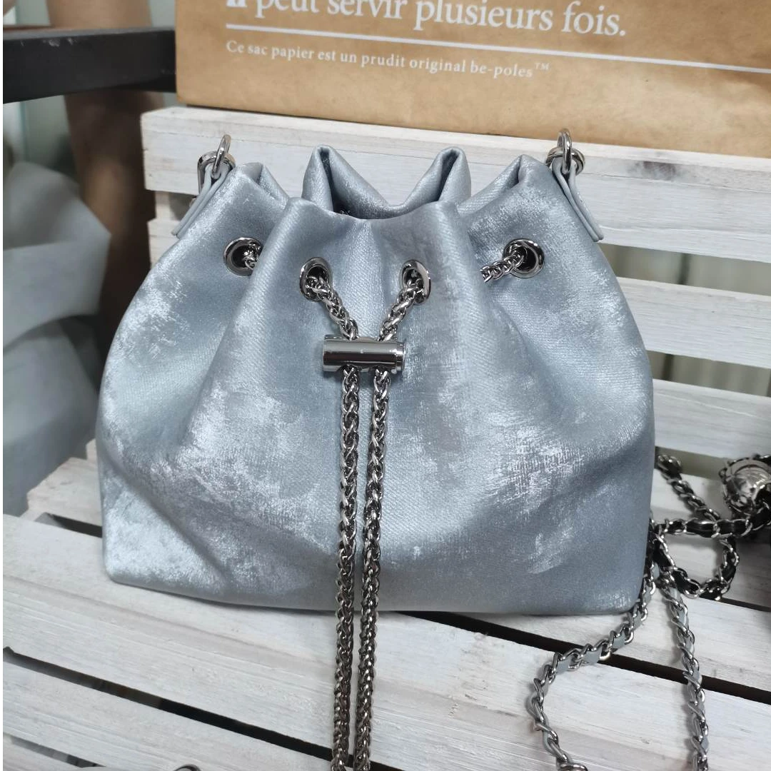 【Show Mi】SKL-A0309-银色-轻奢小众时尚百搭女士包